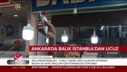 Ankara'da balık İstanbul'dan ucuz
