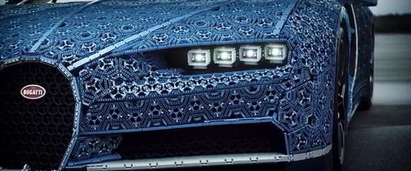 Une Bugatti Chiron en taille réelle avec des LEGO
