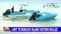 Limit to Boracay island visitors mulled NEWS: