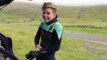 “We were fortunate enough to bump into Katrin W. Bærentsen who is the only Faroese female surfer in the islands. Her passion for surfing and love for the ocean