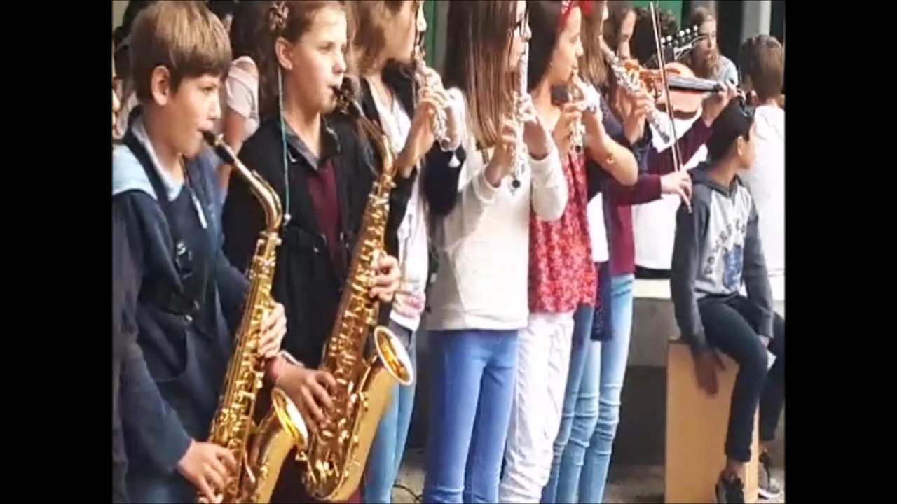 BELFORT Concert de rentrée par les élèves de la classe musicale au collège Rimbaud