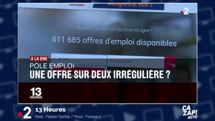Pôle emploi : une offre sur deux illégale !