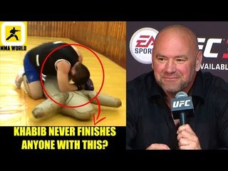 Khabib only depends on Ground and Pound and can't even finish his opponents?,Dana expects 2M PPV's