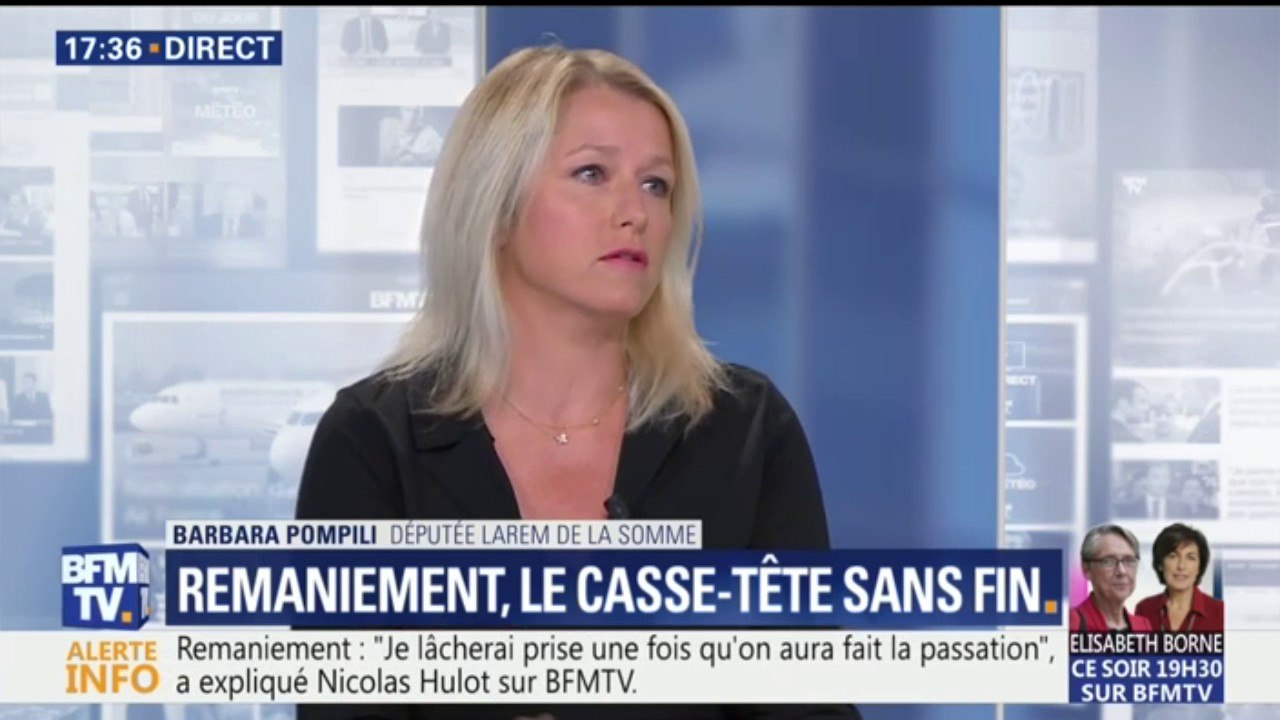 Remaniement: "Si on peut être en responsabilité, il faut y aller", estime la députée LaRem Barbara Pompili