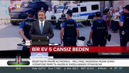 Bir evde 5 cansız beden bulundu