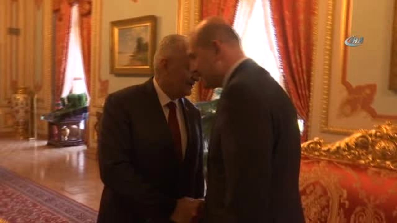 TBMM Başkanı Binali Yıldırım, İçişleri Bakanı Süleyman Soylu'yu Kabul Etti