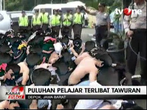 Puluhan Siswa SMK Terlibat Tawuran Diamankan Polisi