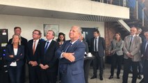 Le ministre en visite à Acome et Künkel