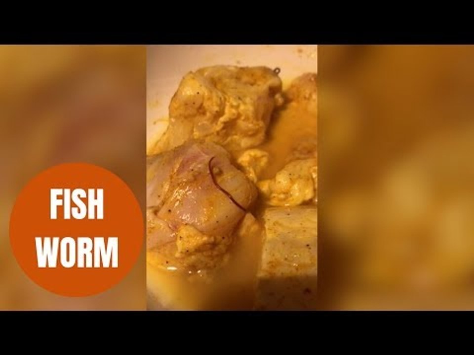 Customer horrified after finding WORMS crawling out of fish bought from Tesco