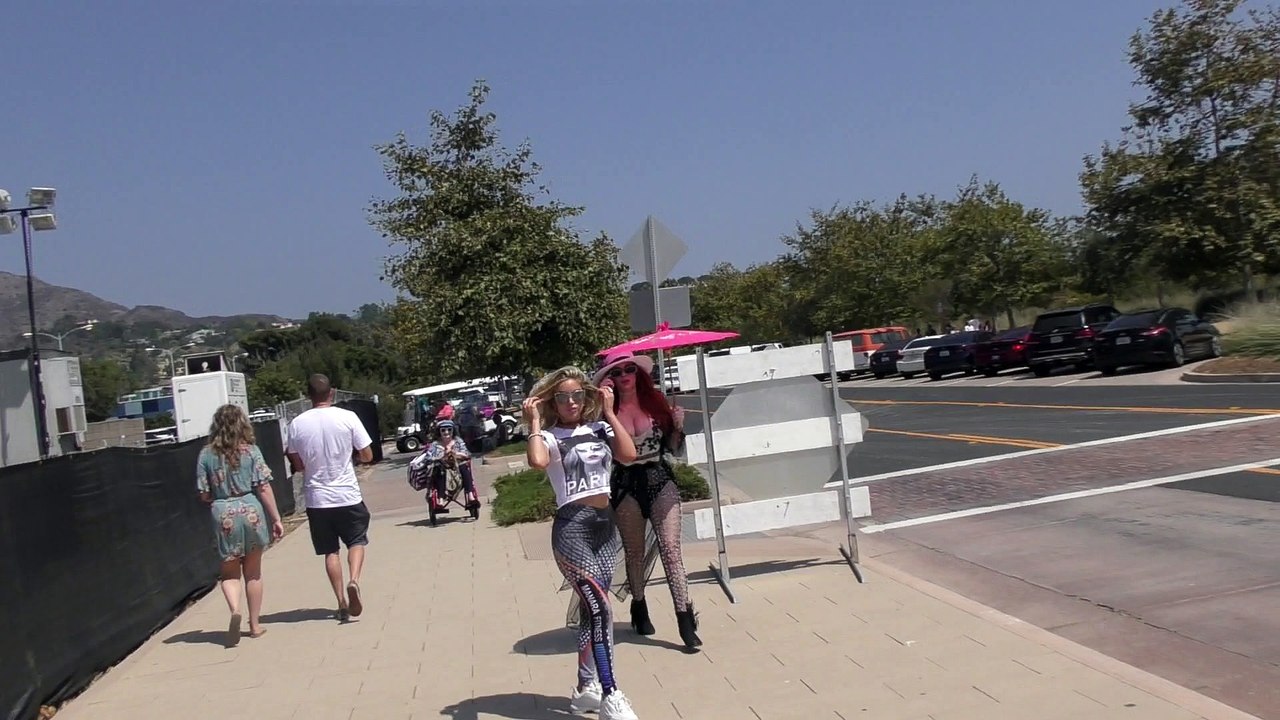 Marcela Iglesias and Phoebe Price at the Malibu Chili Cook-off in Malibu
