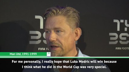 Schmeichel tips 'majestic Modric' to win FIFA Best Award