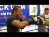 ANTHONY YARDE works the PADS at The Peacock Gymnasium