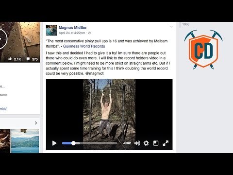 Magnus Midtbø Smashes Pinky Pull-up Record: It’s Brian On The Bog | Climbing Daily Ep. 699