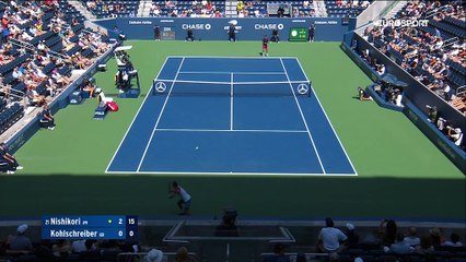 Nishikori n'a pas traîné pour atteindre les quarts