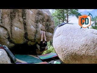 Climbing 7B In The Pouring Rain | Climbing Daily Ep.1017