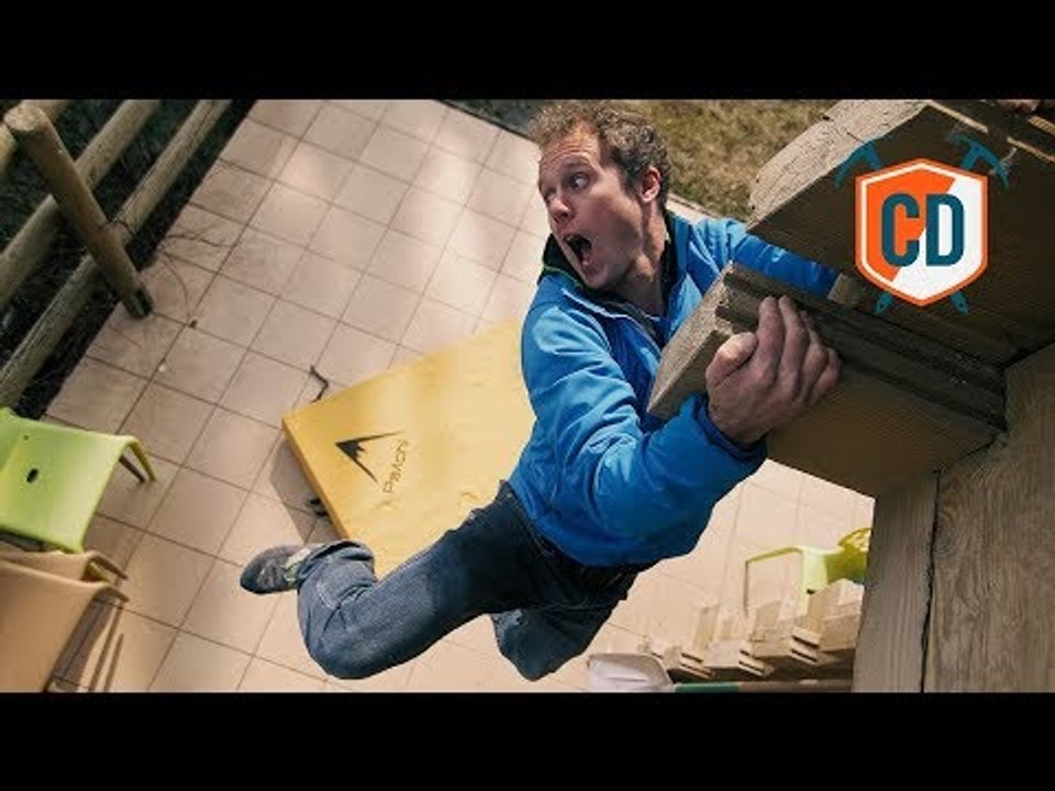 Matt Jumps Off A Building To Test The Psychi Bouldering Pad | Climbing Daily Ep.1116