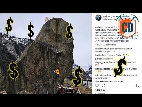 Nalle Hukkataival Climbs World's Most Expensive Boulder | Climbing Daily Ep.1156