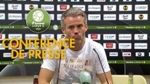 Conférence de presse FC Lorient - Grenoble Foot 38 (1-0) : Mickaël LANDREAU (FCL) - Philippe  HINSCHBERGER (GF38) - 2018/2019