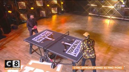 Ahmed Sylla défie Cyril Hanouna au ping-pong ! Qui sera le meilleur ?