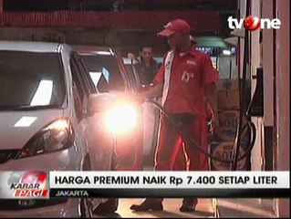 Pemerintah Naikan Harga BBM Rp500/Liter