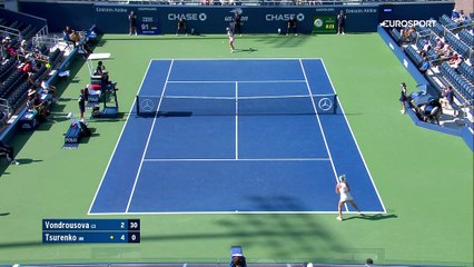 Au bout de l'effort, Tsurenko a renversé Vondrousova