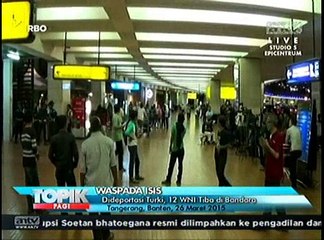 Dideportasi Turki, 12 WNI Tiba di Bandara Soetta