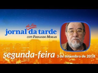 JFT: FERNANDO MORAIS COMENTA O INCÊNDIO NO MUSEU NACIONAL NO RIO DE JANEIRO