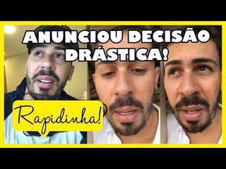 "Não quero virar um produto comercial" CARLINHOS MAIA ANUNCIA DECISÃO DRÁSTICA QTO A SUA CARREIRA