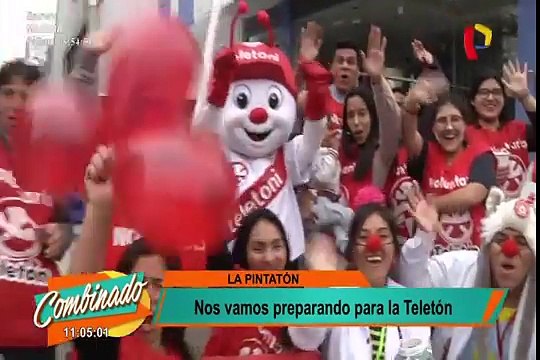 Teletón 2018: artistas y voluntarios participaron del tradicional 'Pintatón'