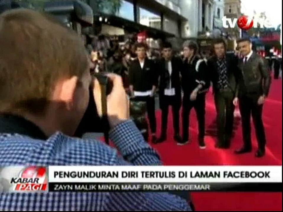 Zayn Malik Mundur Dari One Direction