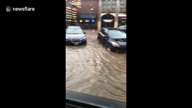 Downpours and flash floods in Midwest as Storm Gordon heads for Gulf