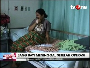 Tak Kuat Bayar, Ibu dan Jasad Bayi Ditahan RS Efarina Etaham