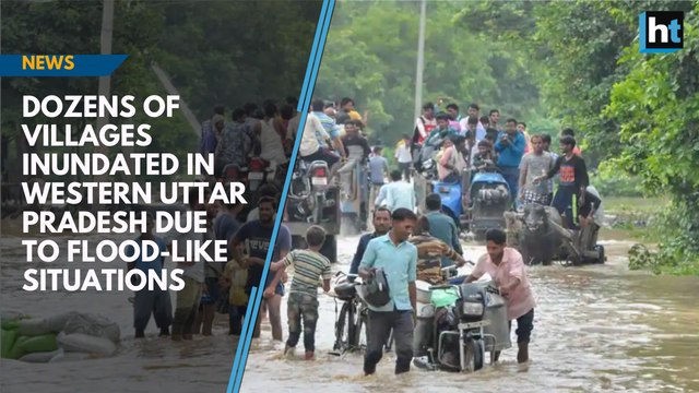 Dozens of villages inundated in western Uttar Pradesh due to flood-like situations