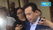 Senator Trillanes answers questions from the media after the Palace declared the amnesty granted to him in January 2011 as void