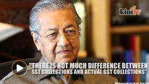 Not much difference to gov't revenue with SST and actual GST collection, says Mahathir