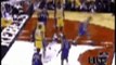 Nba basketball - Kobe dunks on Ben Wallace