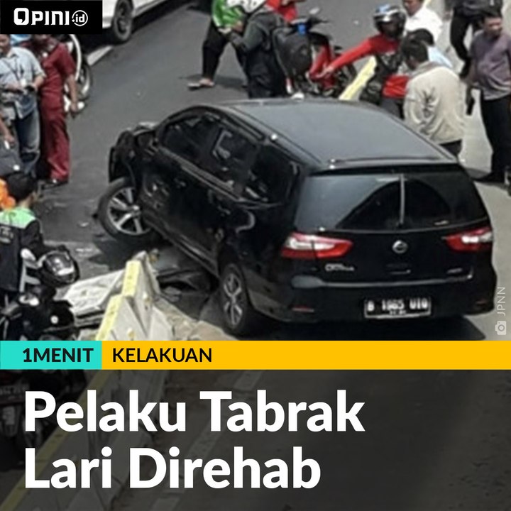 #1MENIT | Pelaku Tabrak Lari Direhab