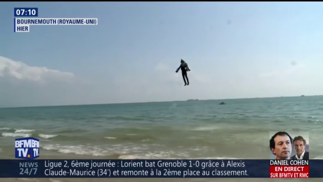 1,4 km, 74 km/h... deux records en jet pack décrochés au Royaume-Uni