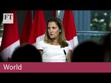 Canadian foreign minister still optimistic about Nafta talks