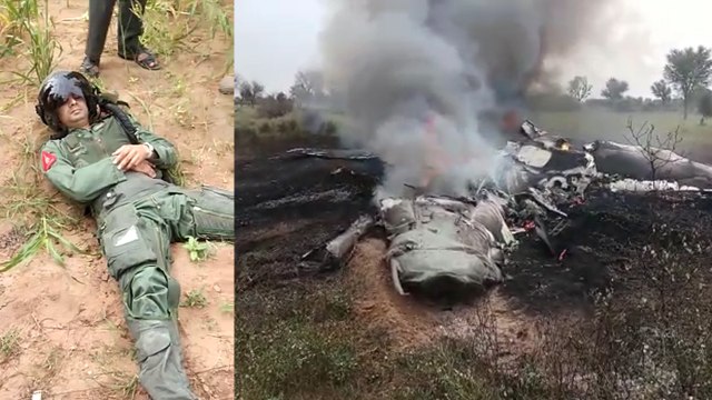 राजस्‍थान के जोधपुर में क्रैश हुआ इंडियन एयरफोर्स का फाइटर जेट