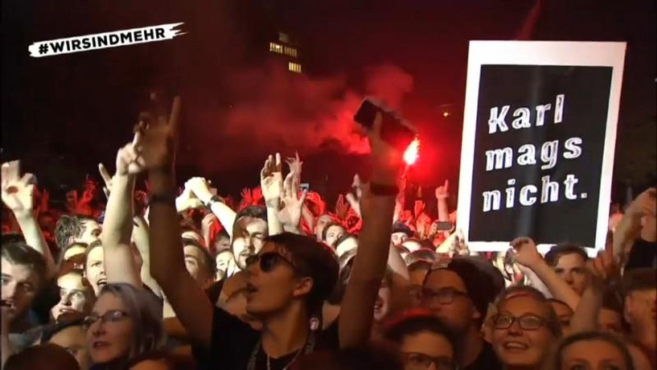 Chemnitz: zehntausende rocken gegen rechts