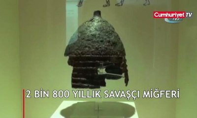 2 bin 800 yıllık savaşçı miğferi paha biçilemiyor