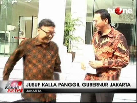 Wakil Presiden Jusuf Kalla Panggil Gubernur DKI Jakarta