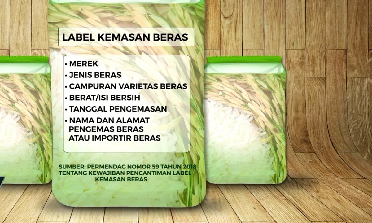 Polemik Pencantuman Label Kemasan Beras