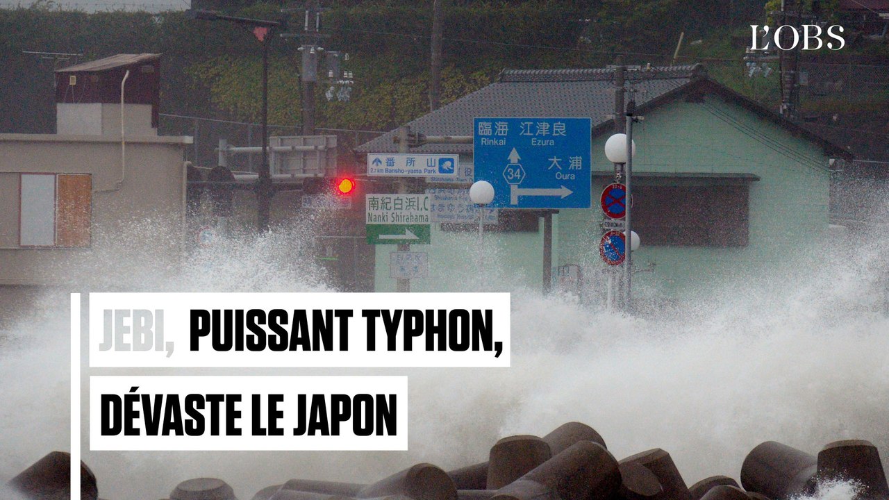 Jebi, le plus puissant typhon depuis 25 ans, dévaste le Japon