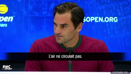 US Open : Éliminé, Federer n'avait "jamais connu" de telles conditions climatiques