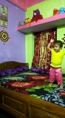 Just dancing on my bed man!