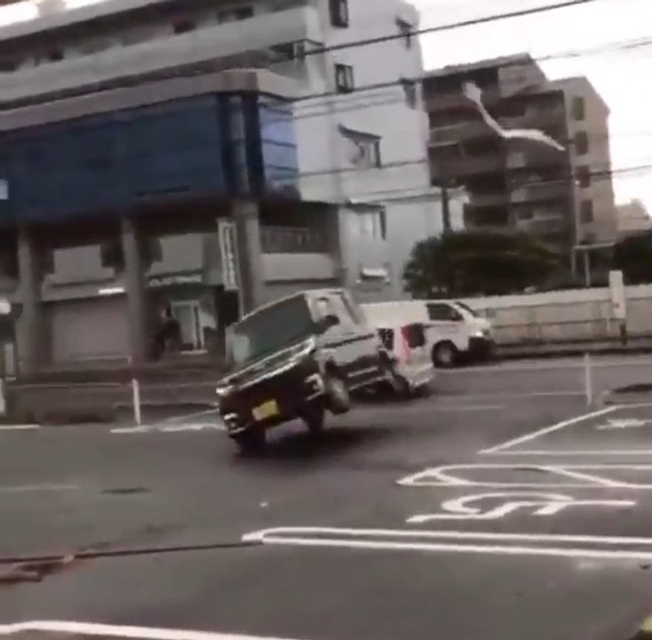 Japan Hit Hard by Typhoon Today