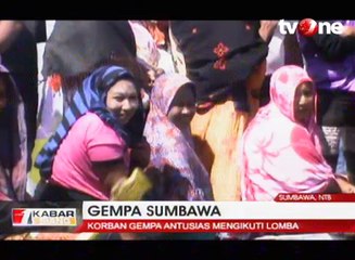 Pemulihan Trauma, Korban Gempa Lomba Balap Sampan