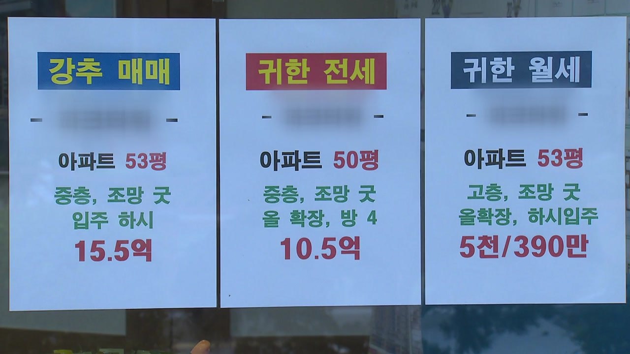 '공급 확대·거래세 인하'로 정책 기조 변화 조짐 / YTN